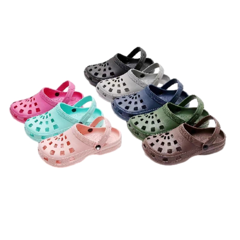 Basic Design Sandal Classic Fan Shape EVA Women Garden Clogs